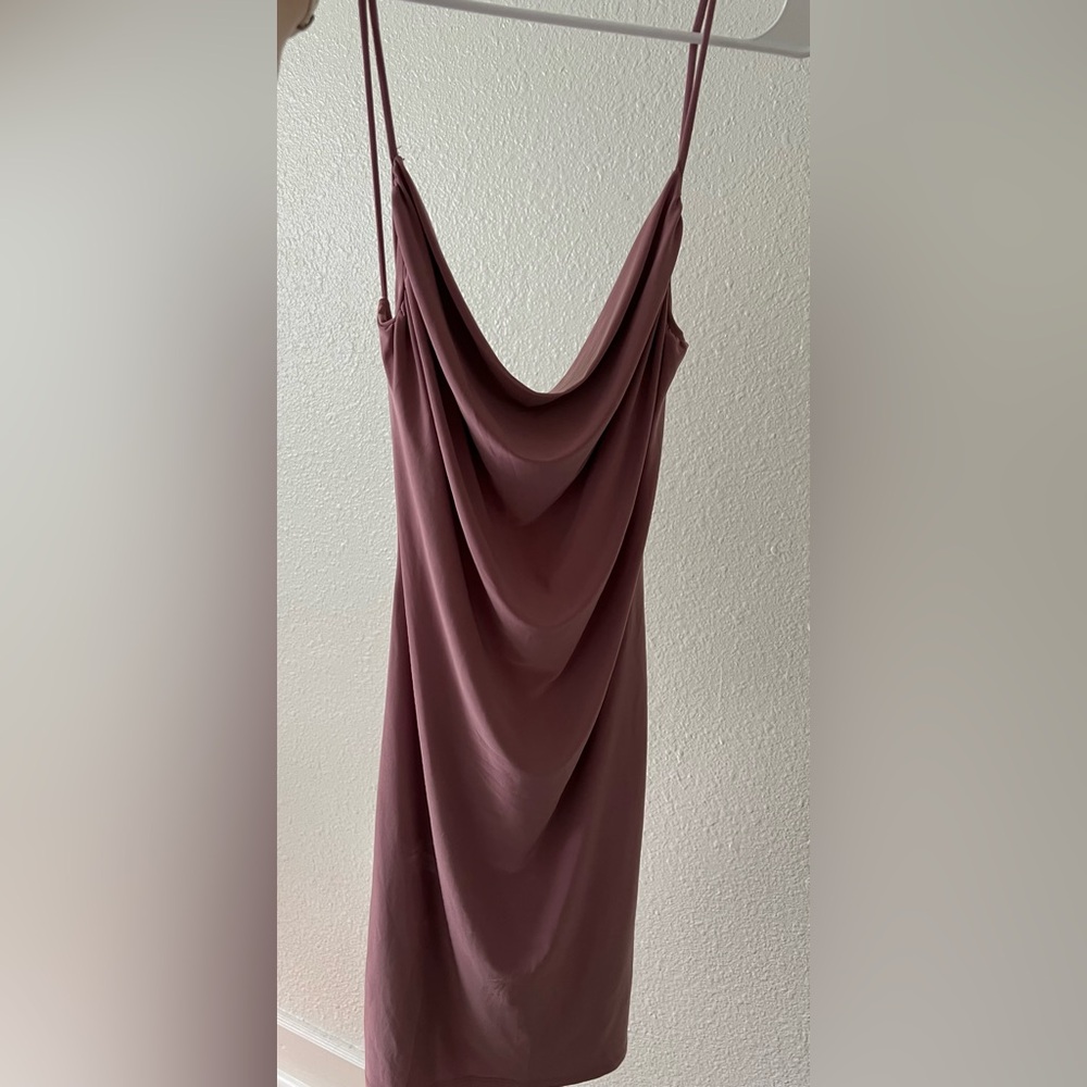 21 Saints Light Pink Draped Mini Dress, NEW WITH TAGS